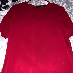 Red Zara Blouse
